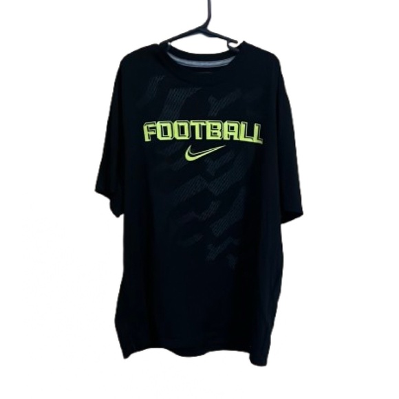 Nike Other - Nike Black Dri-Fit Football Boy’s T-Shirt Size XL Athletic Athleisure